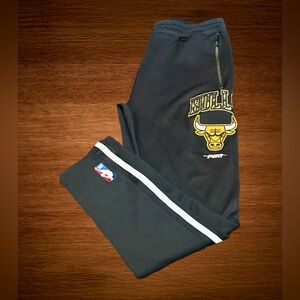 MENS NBA CHICAGO BULLS PRO BLACK SWEATPANTS  SIZE XXL